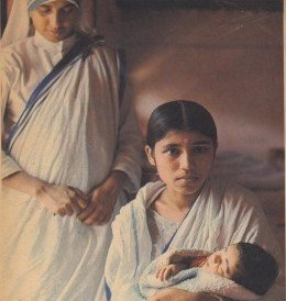 A Bengali Hindu victim of forced impregnation with her baby